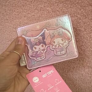 Hot Topic Pink Holographic My Melody & Kuromi Cardholder